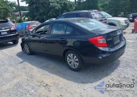 2012 Honda Civic Lx from USA, damaged, VIN 19XFB2F56CE314914